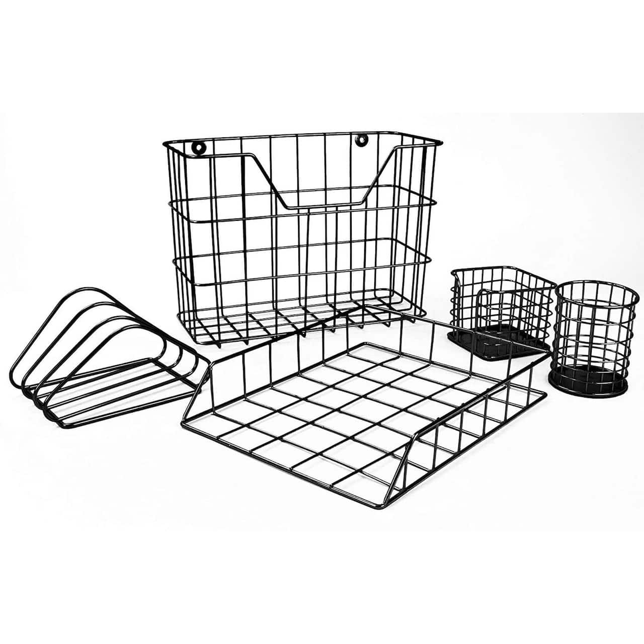 Sorbus 5-Piece Desk Organizer Set for Home & Office